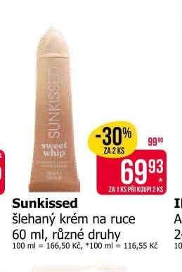Sunkissed šlehaný krém na ruce 60 ml, různé druhy