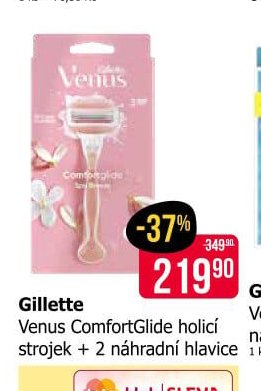 Gillette Venus ComfortGlide holicí strojek + 2 náhradní hlavice