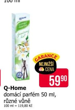 Q-Home domácí parfém 50 ml, různé vůně