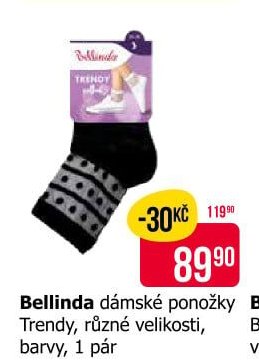 Bellinda dámské ponožky Trendy, různé velikosti, barvy, 1 pár