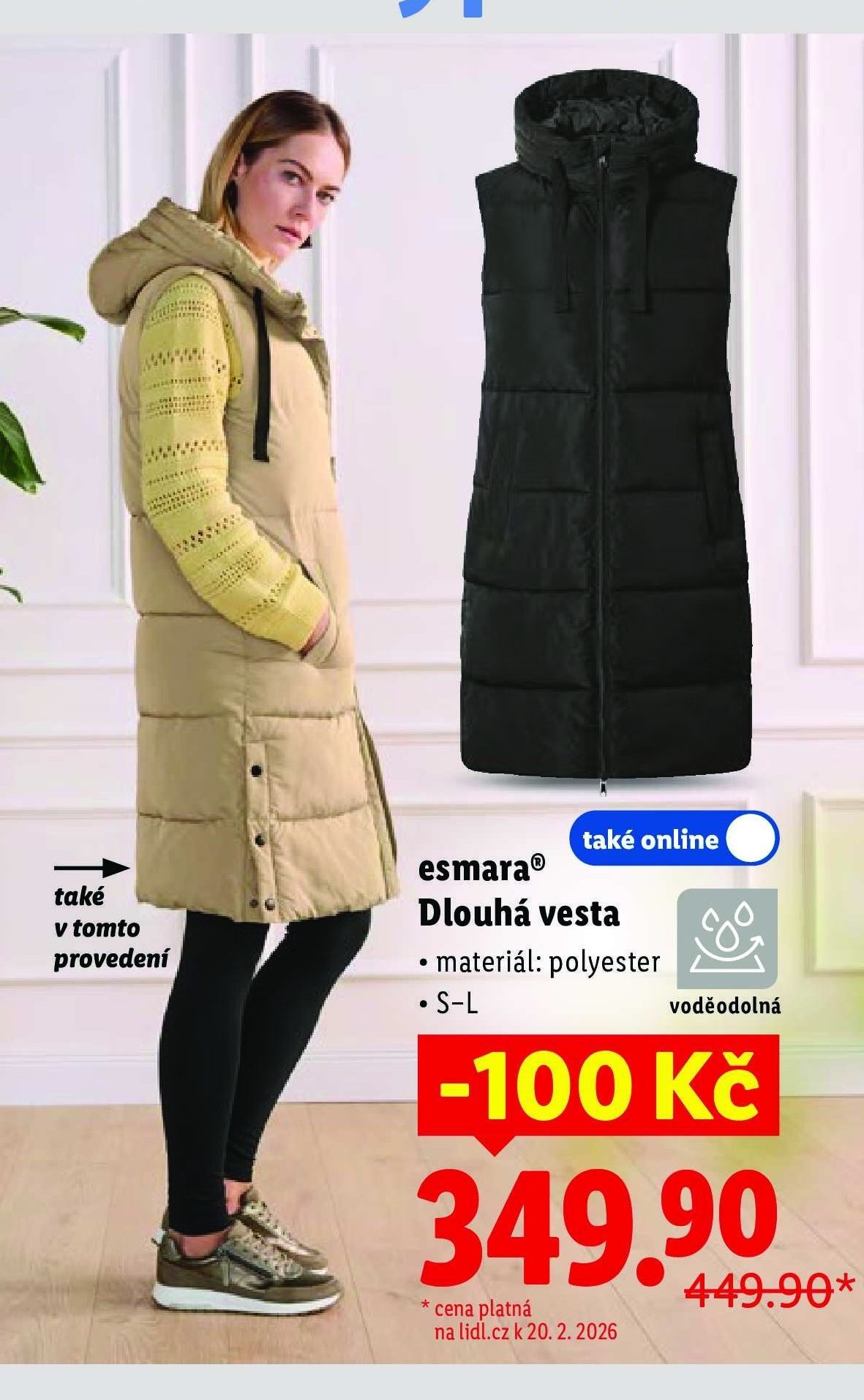 esmara® Dlouhá vesta - Lidl akcniletaky.com