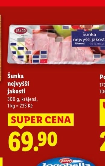 Šunka nejvyšší jakosti
