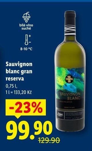 Sauvignon blanc gran reserva