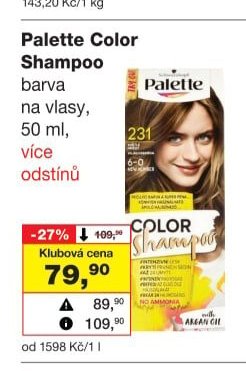 Palette Color Shampoo