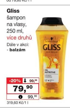 Gliss šampon na vlasy