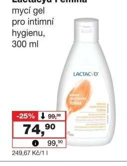 Lactacyd Femina mycí gel