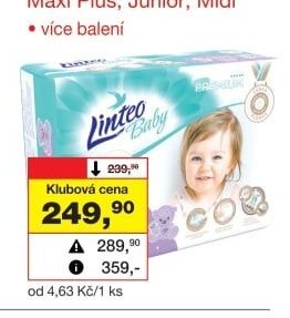 Linteo dětské plenky