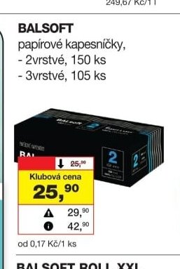 BALSOFT papírové kapesníčky