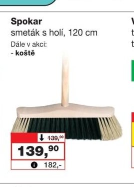 Spokar smeták s holí