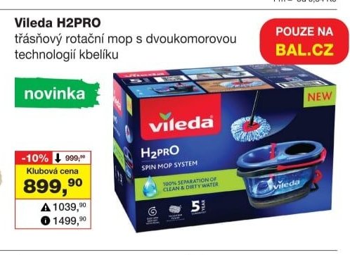 Vileda H2PRO rotační mop