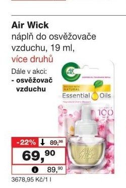 Air Wick náplň do osvěžovače vzduchu