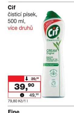 Cif čisticí písek, 500 ml
