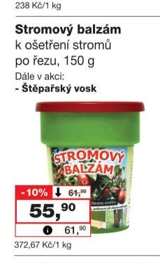 Stromový balzám k ošetření stromů