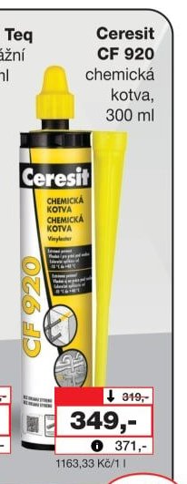 Ceresit CF 920 chemická kotva