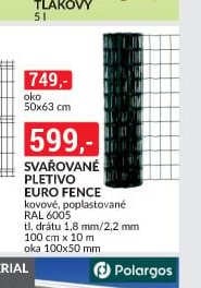 Svařované pletivo Euro Fence