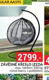ZÁVĚSNÉ KŘESLO IZEDA
