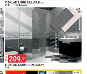 OBKLAD CARMEN 25x50 cm