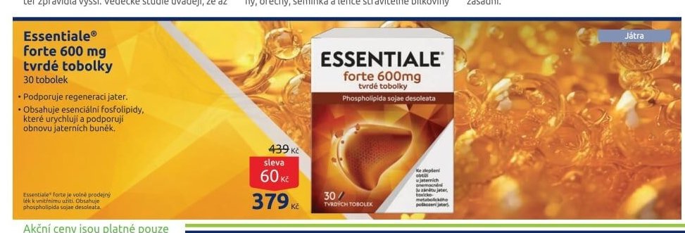 Essentiale Forte 600 mg tvrdé tobolky 30 tobolek