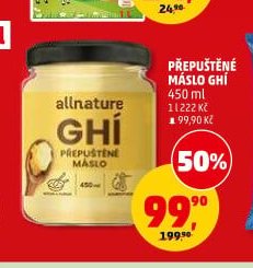 Přepuštěné máslo Ghí