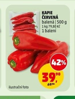 KAPIE ČERVENÁ