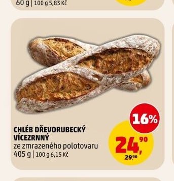 CHLÉB DŘEVORUBECKÝ VÍCEZRNNÝ