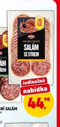 Delikatesní salám pepř/sýr
