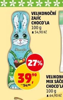 Velikonoční zajíc Choco'la