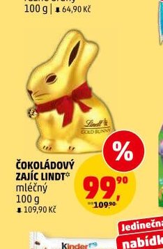 Čokoládový zajíc Lindt