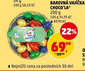 Barevná vajíčka Choco'la