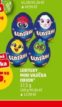 Lentilky mini vajíčka Orion