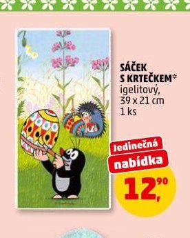 SÁČEK S KRTEČKEM
