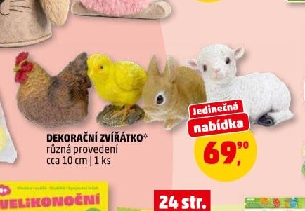 DEKORAČNÍ ZVÍŘÁTKO