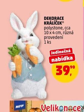 DEKORACE KRÁLÍČEK