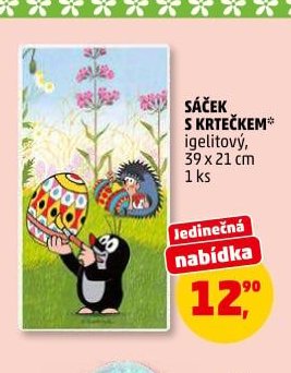 SÁČEK S KRTEČKEM
