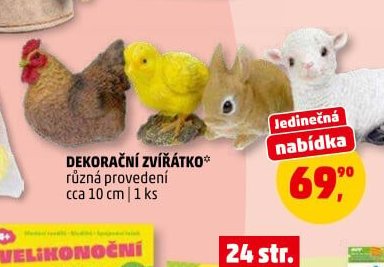 DEKORAČNÍ ZVÍŘÁTKO