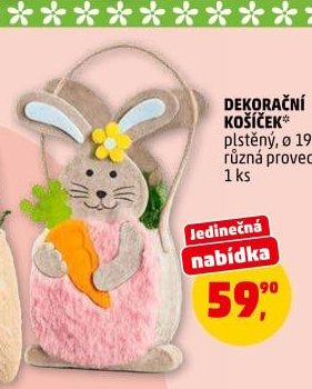 DEKORAČNÍ KOŠÍČEK