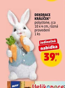 DEKORACE KRÁLÍČEK