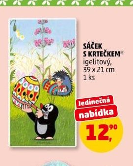 SÁČEK S KRTEČKEM