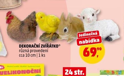 DEKORAČNÍ ZVÍŘÁTKO