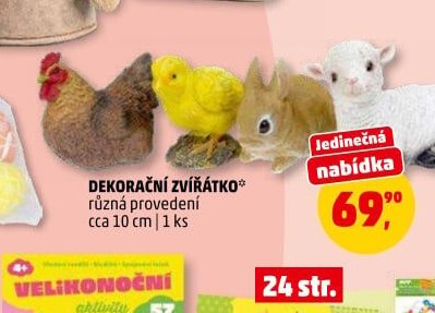 DEKORAČNÍ ZVÍŘÁTKO - Penny Market akcniletaky.com