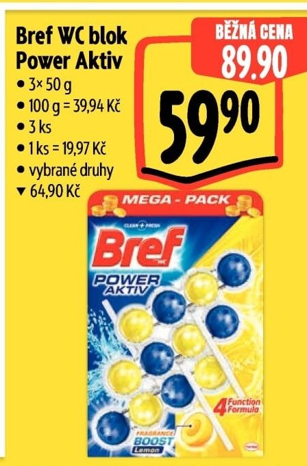 Bref WC blok Power Aktiv