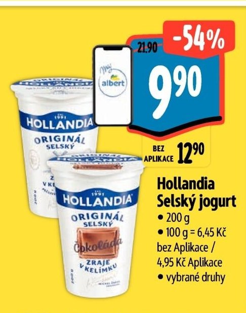 Hollandia Selský jogurt