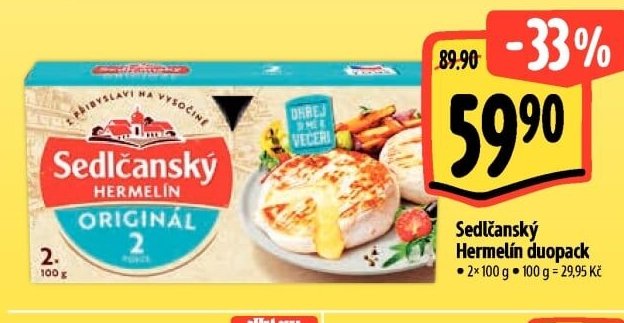 Sedlčanský Hermelín duopack