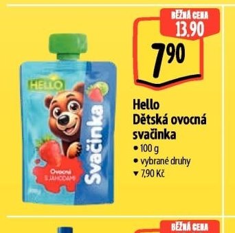 Hello Dětská ovocná svačinka