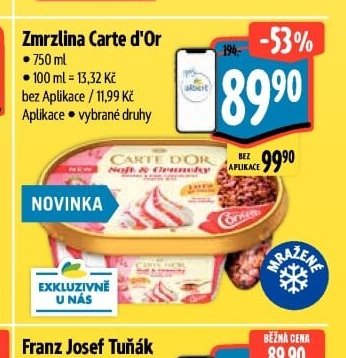 Zmrzlina Carte d'Or