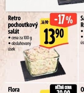 Retro pochoutkový salát