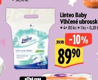 Linteo Baby Vlhčené ubrousky