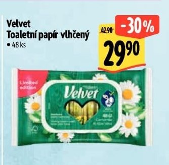 Velvet Toaletní papír vlhčený