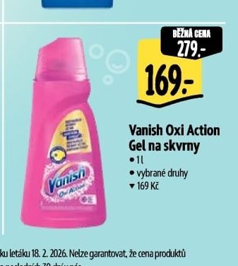 Vanish Oxi Action Gel na skvrny