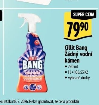 Cillit Bang Žádný vodní kámen